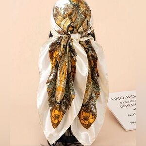 Elegant Paisley Silk Scarf